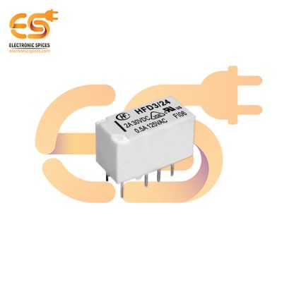 HFD3/24-L1SR(131) Surface Mount 8-Pin 24V 2A DPDT Signal Latching Relay